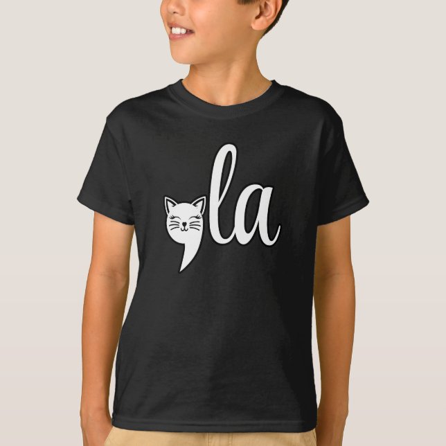 T-shirt Comma La Kamala Harris - maman chat pour Kamala (Devant)