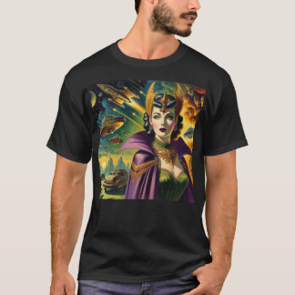 T-shirt Commandant de l'espace rétro 