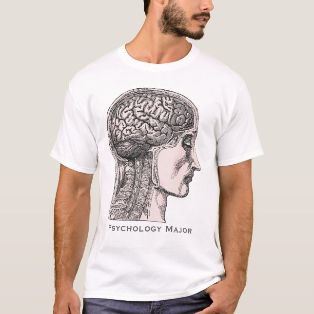 T-shirt Commandant de Pyschology - copie antique de (Devant)