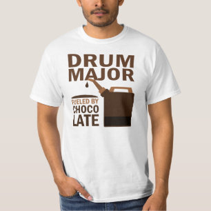 T-shirt Commandant de tambour chocolat (drôle)