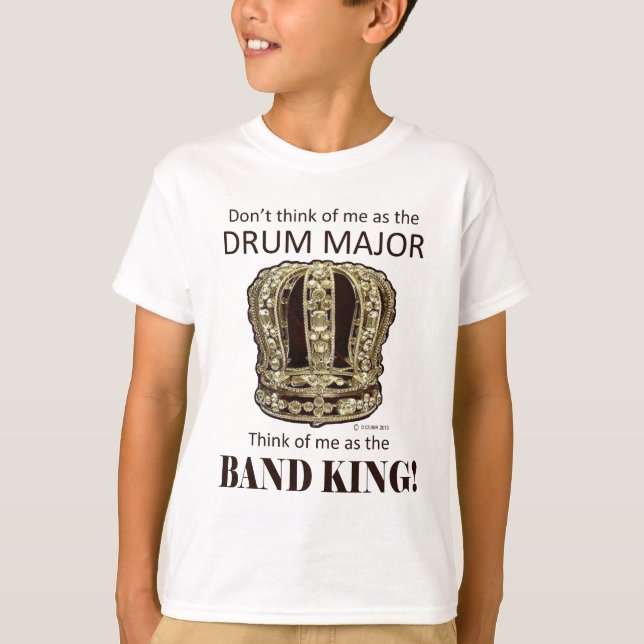 T-shirt Commandant de tambour King (Devant)