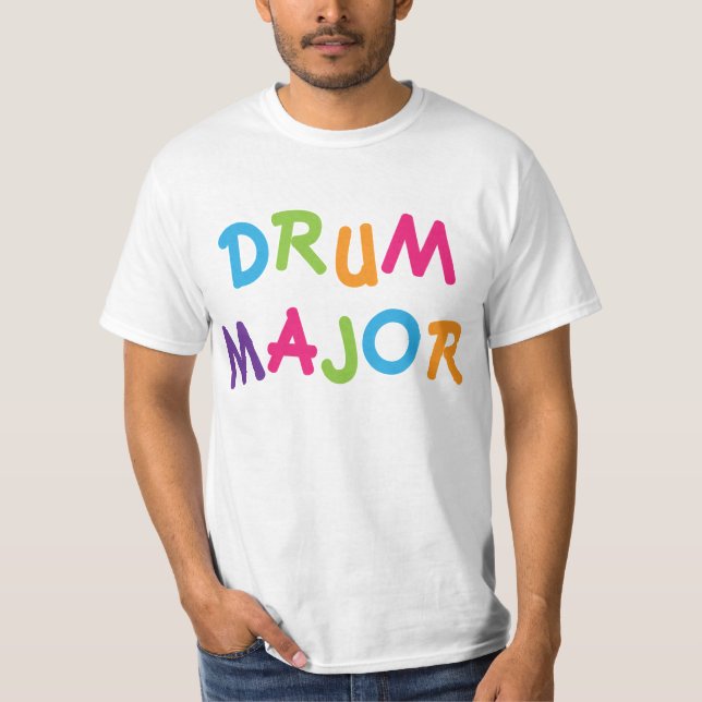 T-shirt Commandant de tambour mignon Toon (Devant)