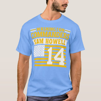 T-shirt Commandants de Washington Howell 14 American Flag 