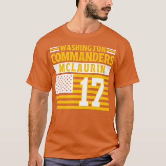 T-shirt Commandants de Washington McLaurin 17 American Fla