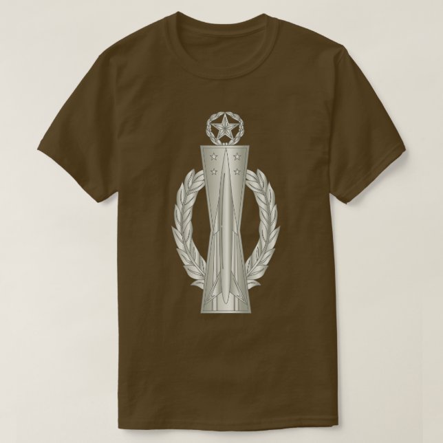 T-shirt Commande d'exploitation de missiles USAF ou maître (Design devant)