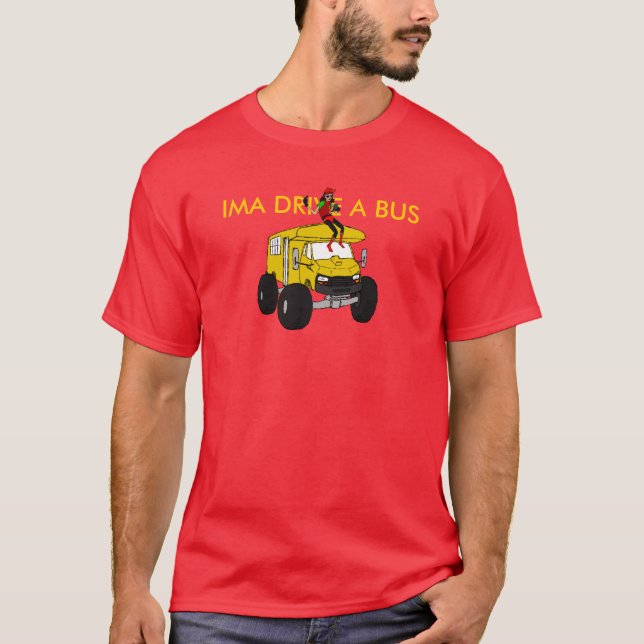 T-SHIRT COMMANDE D'IMA UN AUTOBUS (Devant)