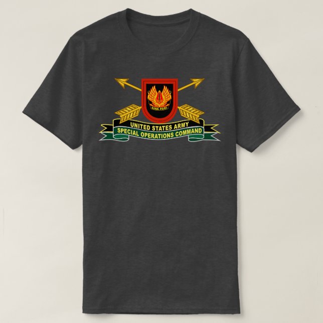 T-shirt Commandement des opérations spéciales Sine Pari Fl (Design devant)