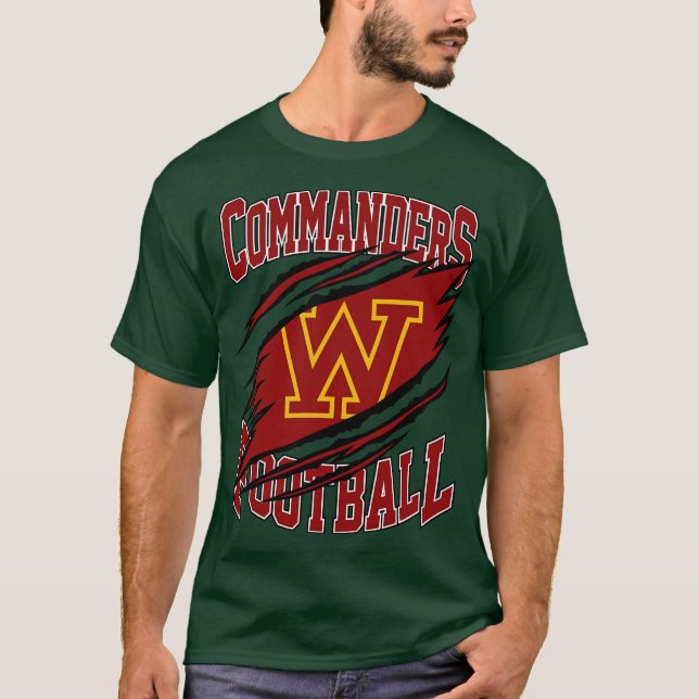 T-shirt Commanders de Washington (Devant)