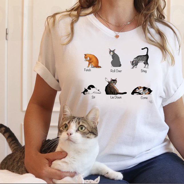 T-shirt Commandes Cat (Créateur téléchargé)