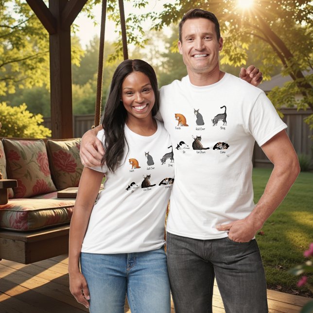 T-shirt Commandes Cat (Créateur téléchargé)