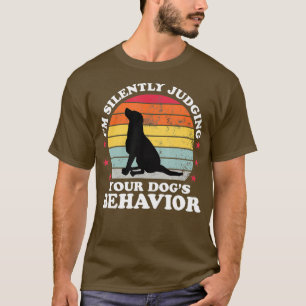 T-shirt Commandes Retro Dog Obéissance Formation Cadeau Am