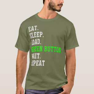 T-shirt Commandeur CNC Machiniste Funny Bouton vert