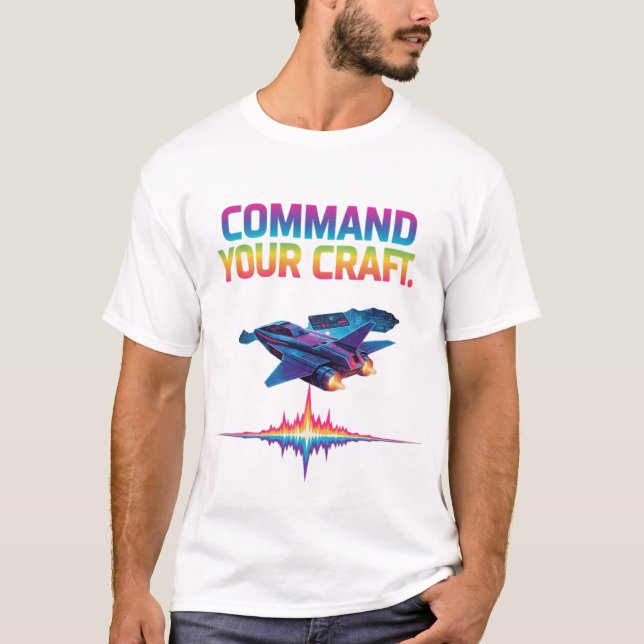 T-shirt Commandez Votre Bateau." (Devant)