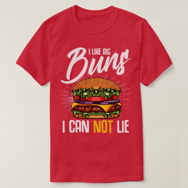 T-shirt Comme Big Buns Les Burgers Ne Peuvent Pas Mentir (Design devant)