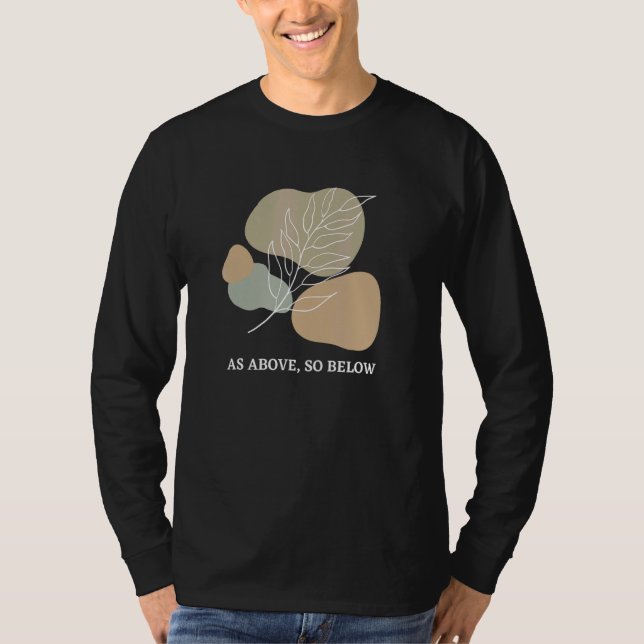 T-shirt Comme Ci-Dessous Witchcraft Sorch Abstrait Aesthe (Devant)