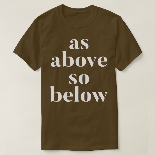 T-shirt Comme ci-dessus1 (Design devant)
