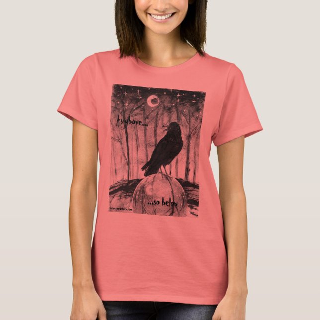 T-shirt "Comme ci-dessus...ci-dessous" (Devant)