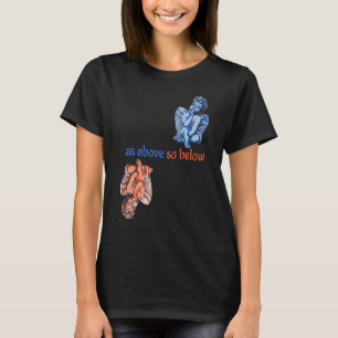 T-shirt Comme ci-dessus, il en est ainsi ci-dessous, anges