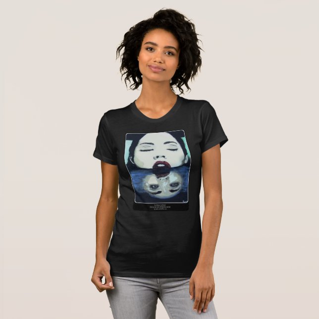 T-shirt "Comme ci-dessus, So Below" Peinture sur un (Devant entier)