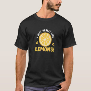 T-shirt Comme Citrons Citation Ironique Citrons Citrus Fru