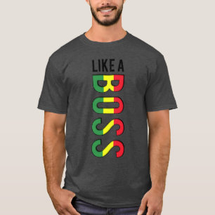 T-shirt COMME des couleurs d'un reggae de PATRON