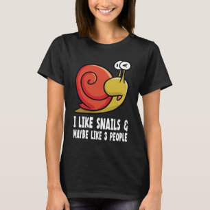 T-shirt comme des escargots avec des escargots