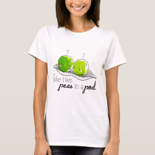 T-shirt Comme deux pois dans une cosse