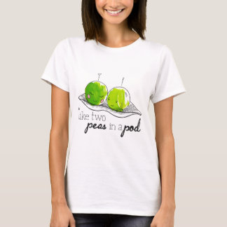 T-shirt Comme deux pois dans une cosse