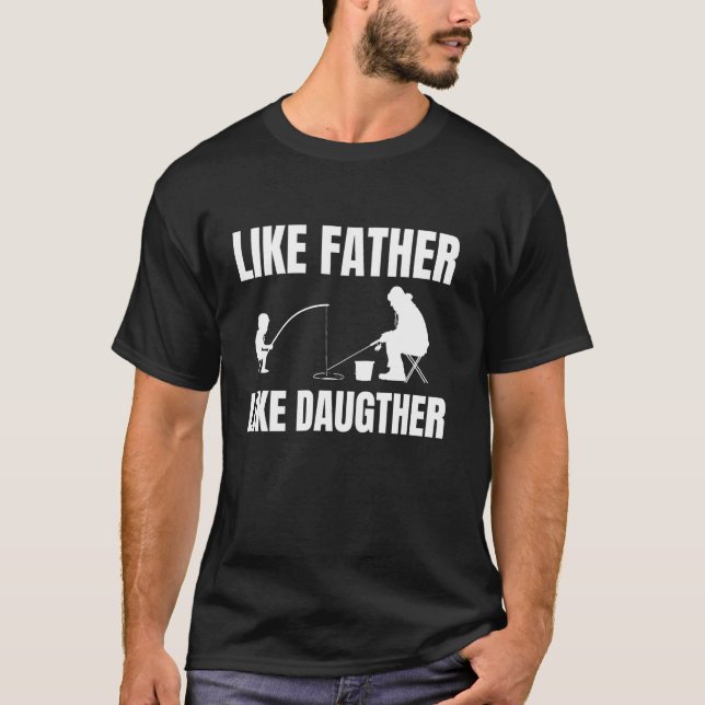T-shirt Comme fille comme fils pêche sur glace (Devant)