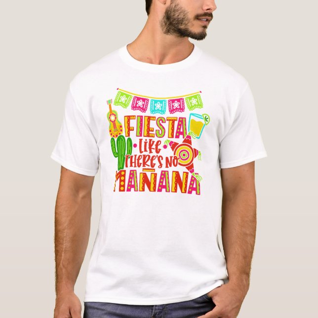 T-SHIRT COMME IL N'Y A PAS DE MANANA CINCO DE MAYO (Devant)