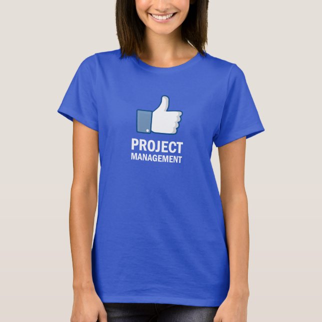 T-shirt Comme la gestion des projets (Devant)
