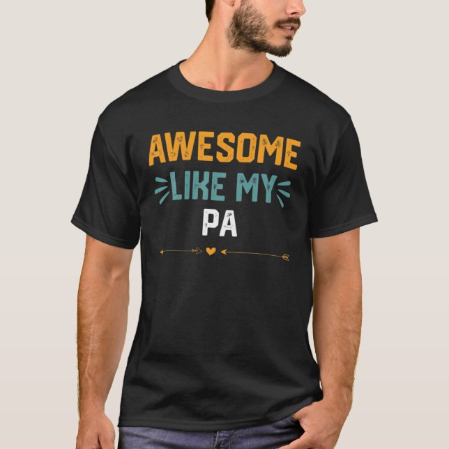 T-shirt Comme La Journée De Mes Parents (Devant)