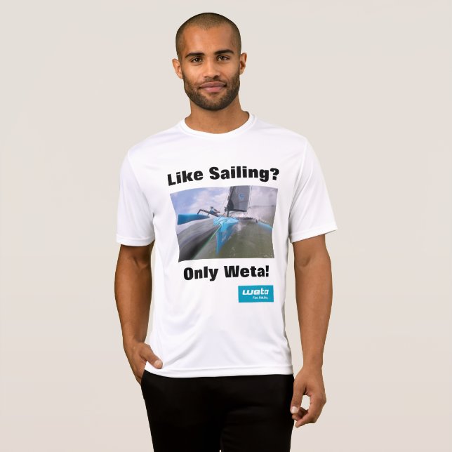 T-shirt Comme la navigation - seulement Weta ! (Devant entier)