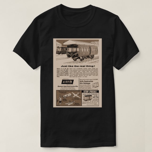 T-shirt Comme La Vraie Chose ! - Airfix 2 (Design devant)