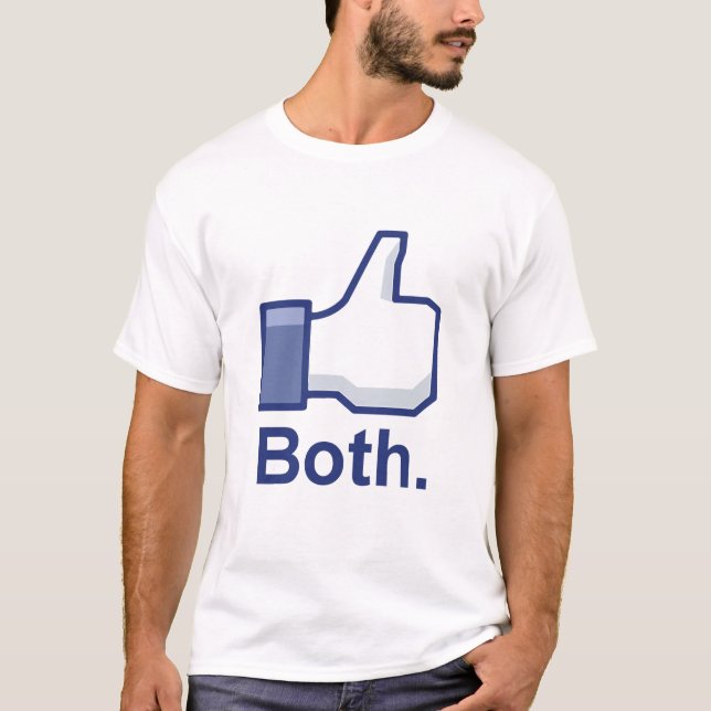 T-shirt Comme les deux (Devant)