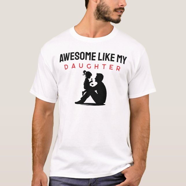 T-shirt Comme Ma Fille (Devant)