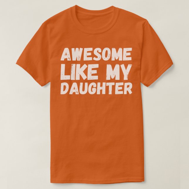 T-shirt Comme Ma Fille (Design devant)