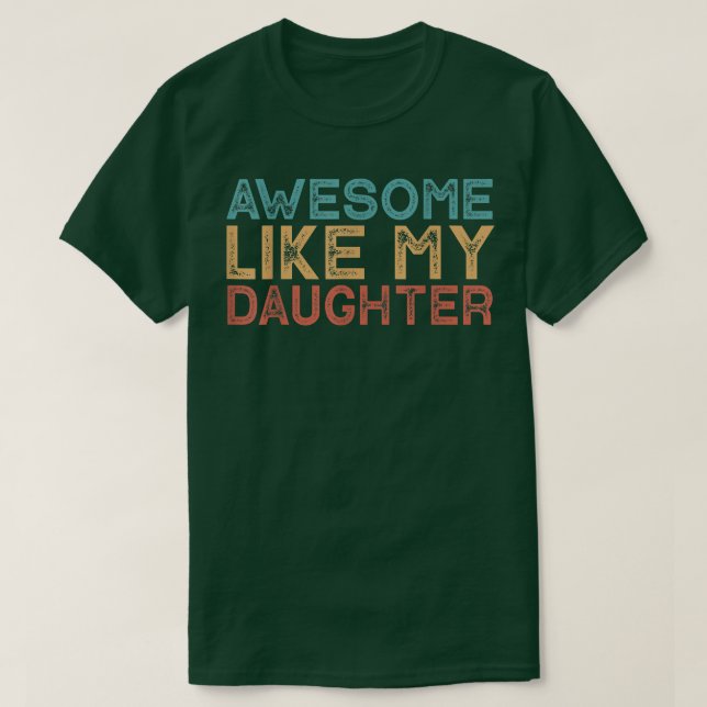 T-shirt Comme Ma Fille (Design devant)