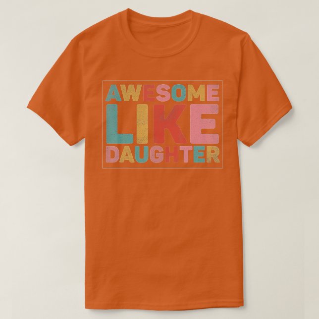 T-shirt Comme Ma Fille 2 (Design devant)