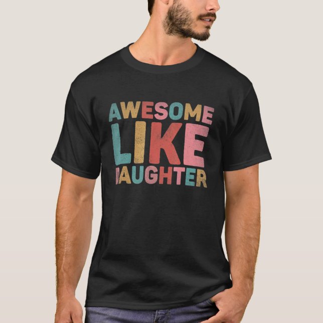 T-shirt Comme Ma Fille 3 (Devant)