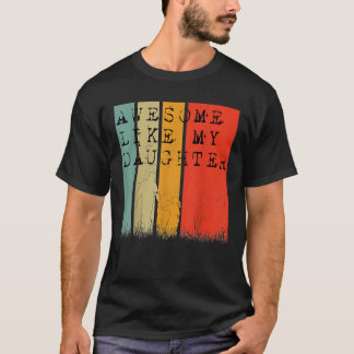 T-shirt Comme Ma fille Fête de la Mère Fête du Père
