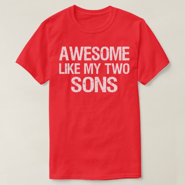 T-shirt Comme Mes Deux Fils II (Design devant)