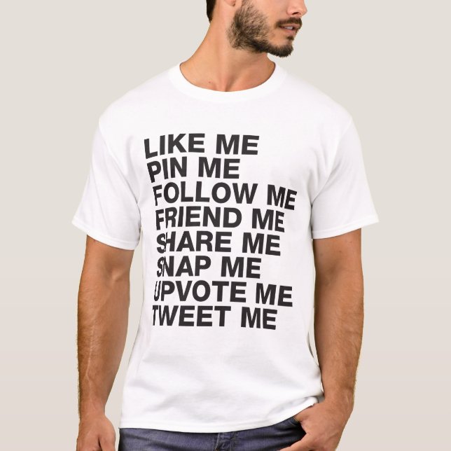 T-shirt Comme moi social (Devant)