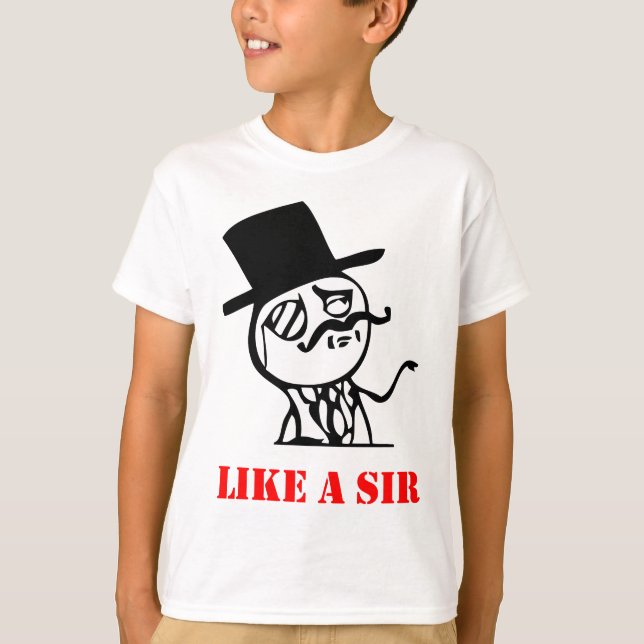 T-shirt Comme monsieur - meme (Devant)