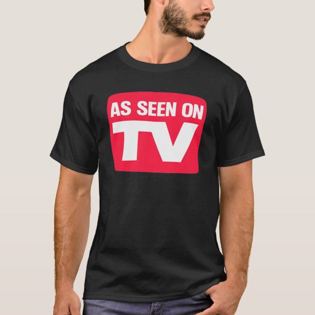 T-shirt Comme on le voit à la télévision Essential (Devant)