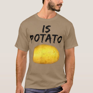 T-shirt Comme On Le Voit La Nuit Tard, La Pomme De Terre