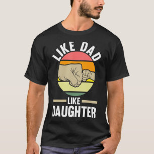 T-shirt comme papa comme fille père
