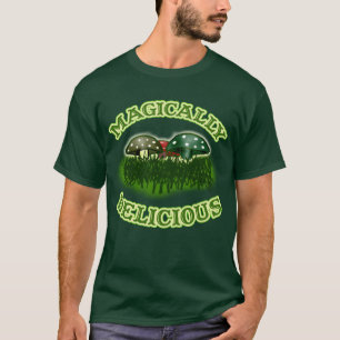 T-shirt Comme par magie délicieux avec des champignons