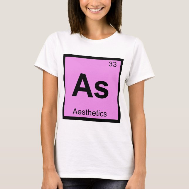 T-shirt Comme - Philosophie de l'esthétique Symbole chimiq (Devant)