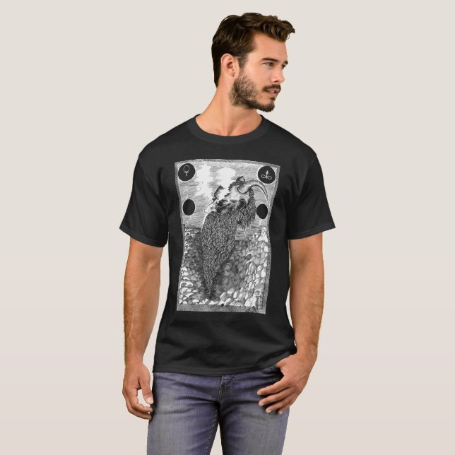 T-shirt Comme précédemment, tellement ci-dessous (Devant entier)